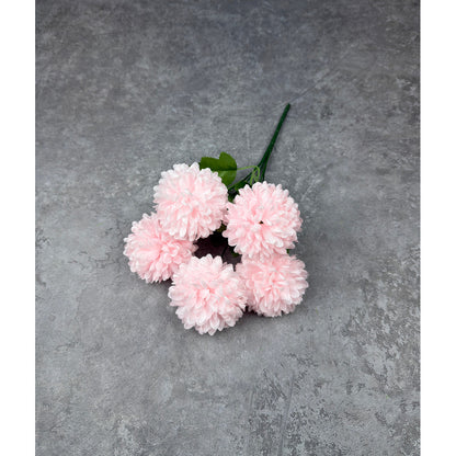 Bouquet bunga P131 QQ (x5) BOLA POMPOM KRISAN Artifisial Dekorasi Tanaman