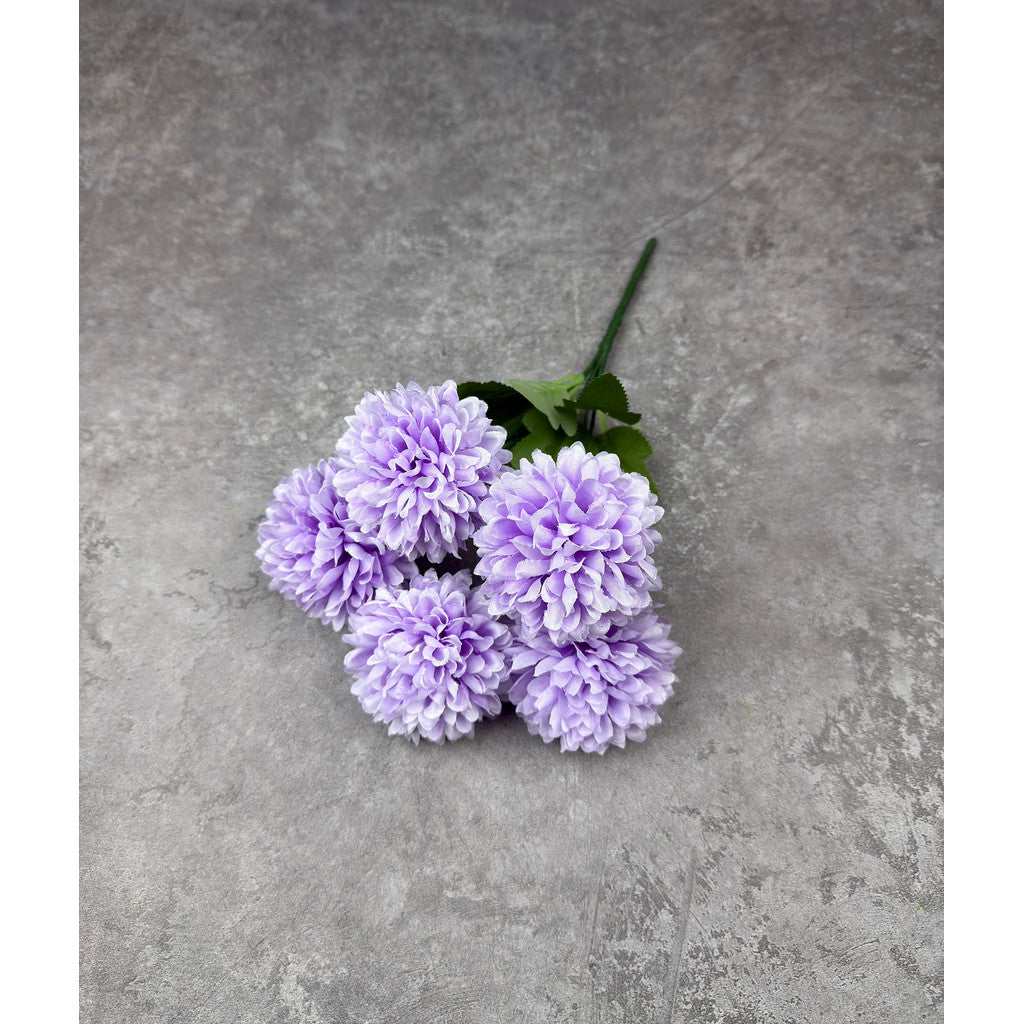 Bouquet bunga P131 QQ (x5) BOLA POMPOM KRISAN Artifisial Dekorasi Tanaman