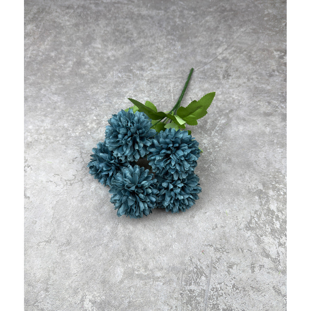 Bouquet bunga P131 QQ (x5) BOLA POMPOM KRISAN Artifisial Dekorasi Tanaman