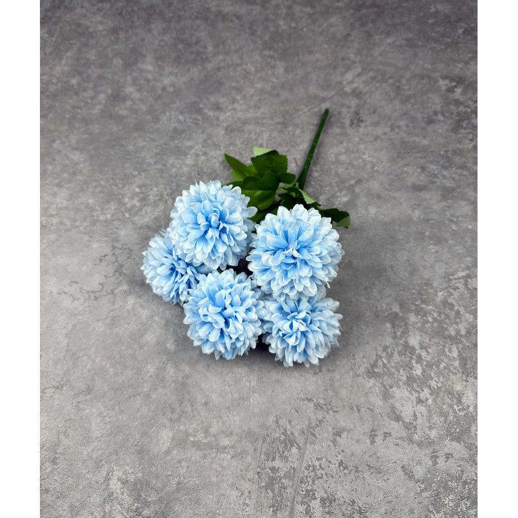 Bouquet bunga P131 QQ (x5) BOLA POMPOM KRISAN Artifisial Dekorasi Tanaman